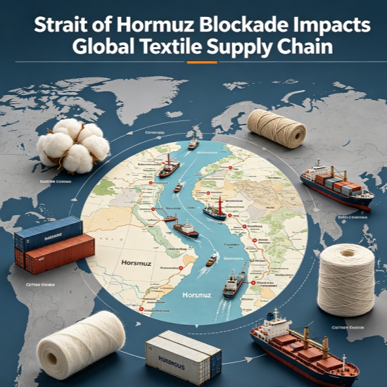 Il blocco dello Stretto di Hormuz ha avuto un impatto sulla catena di approvvigionamento tessile globale! Il tuo ordine è ancora garantito?