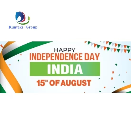 Il gruppo Runteks celebra insieme a voi la libertà e il progresso in questo giorno dell'indipendenza indiana!