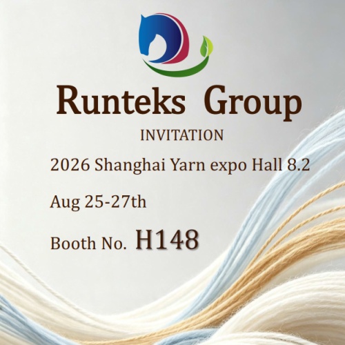 Runteks presenterà le nuove collezioni allo Shanghai Yarn Expo 2026 – Benvenuti allo stand H148