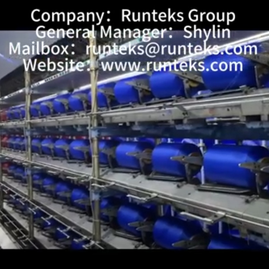 Video della fabbrica di filati colorati Runteks DTY