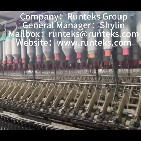 Video del filato in fibra cromatica in fiocco Runteks