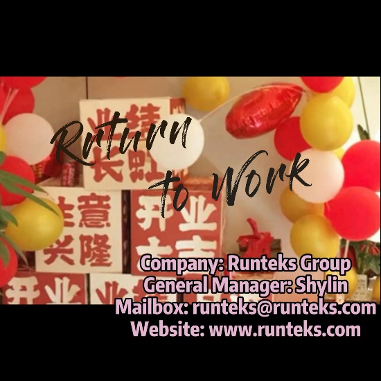 Runteks-return per lavorare