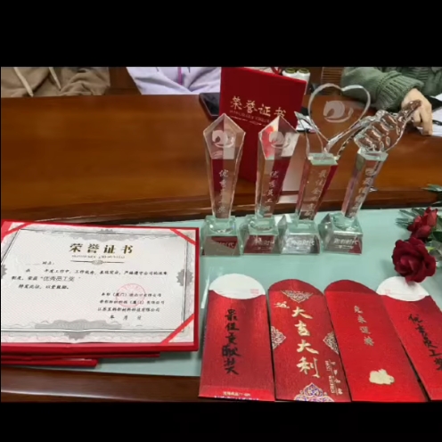 Cerimonia di premiazione del reparto vendite Runteks