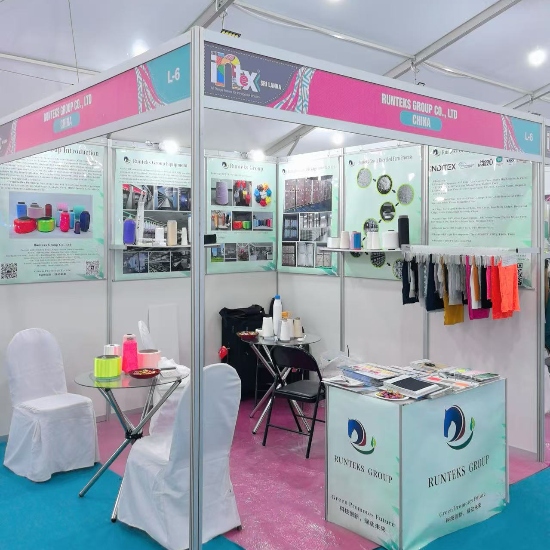 Benvenuti allo stand del gruppo Runteks alla fiera Intex-InMac in Sri Lanka